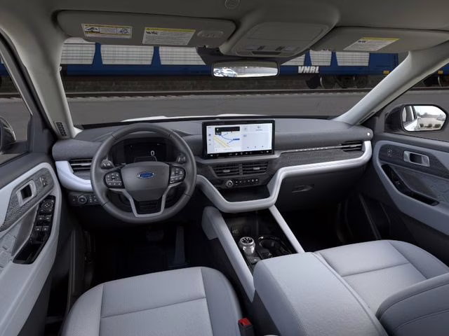 2026 Star White Metallic Tri-Coat Ford Explorer Platinum 4X4 SUV