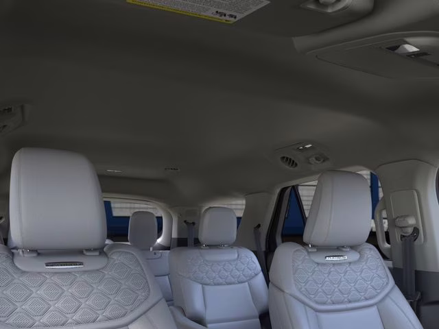2026 Star White Metallic Tri-Coat Ford Explorer Platinum 4X4 SUV