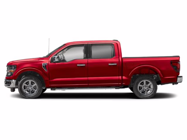2025 Rapid Red Metallic Tinted Clearcoat Ford F-150 XLT 4X4 Truck