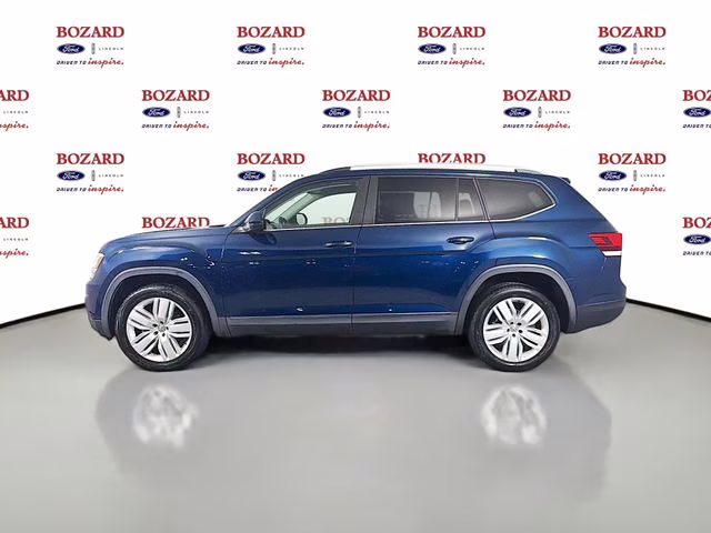 2019 Blue Metallic Volkswagen Atlas 3.6L V6 SE w/Technology FWD SUV