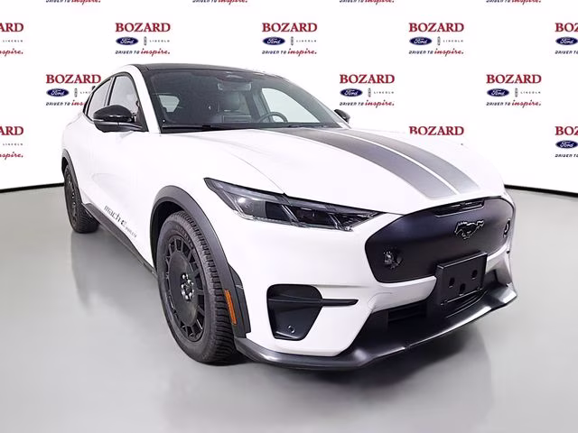 2025 Star White Metallic Tri-Coat Ford Mustang Mach-E GT AWD SUV