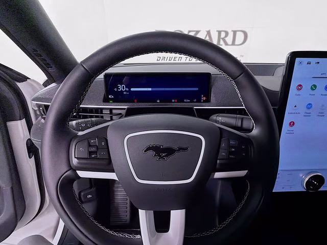2025 Star White Metallic Tri-Coat Ford Mustang Mach-E GT AWD SUV