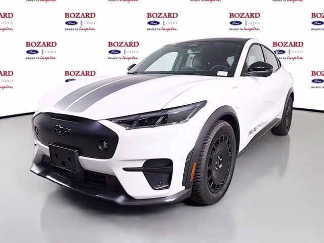 2025 Star White Metallic Tri-Coat Ford Mustang Mach-E GT AWD SUV