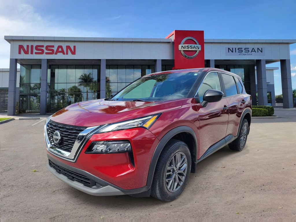 2023 Scarlet Ember Tintcoat Nissan Rogue S FWD SUV