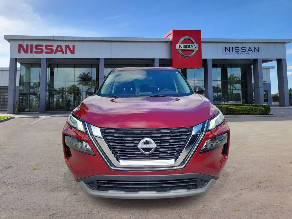 2023 Scarlet Ember Tintcoat Nissan Rogue S FWD SUV
