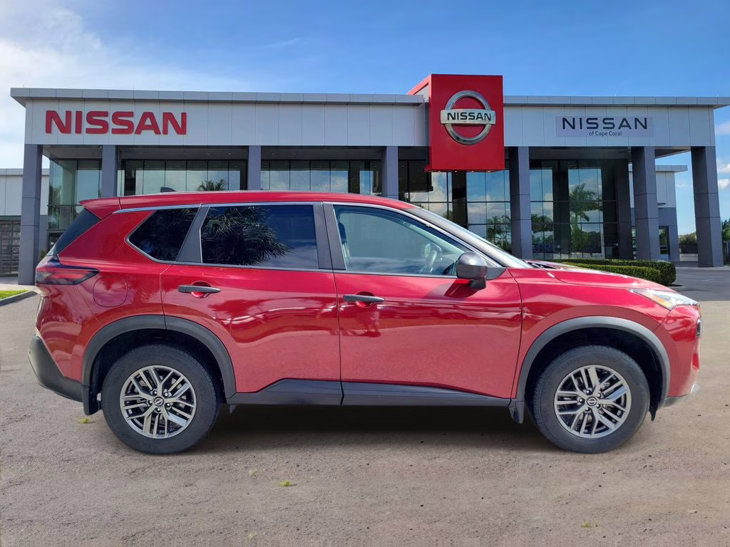 2023 Scarlet Ember Tintcoat Nissan Rogue S FWD SUV
