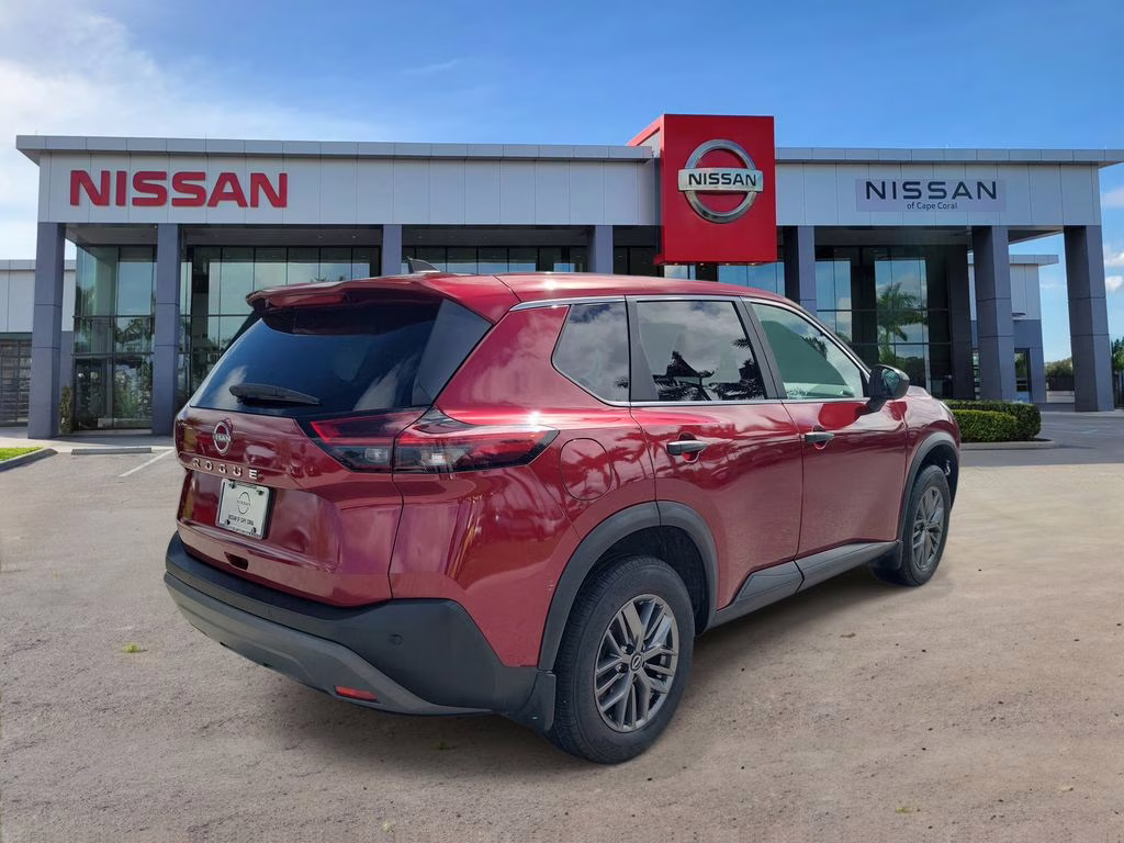 2023 Scarlet Ember Tintcoat Nissan Rogue S FWD SUV