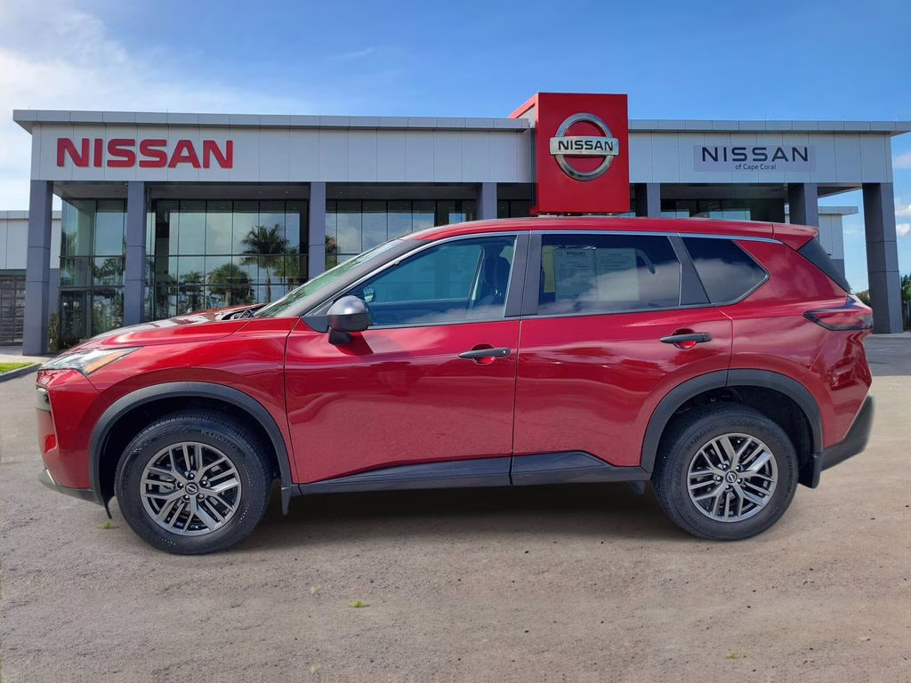 2023 Scarlet Ember Tintcoat Nissan Rogue S FWD SUV