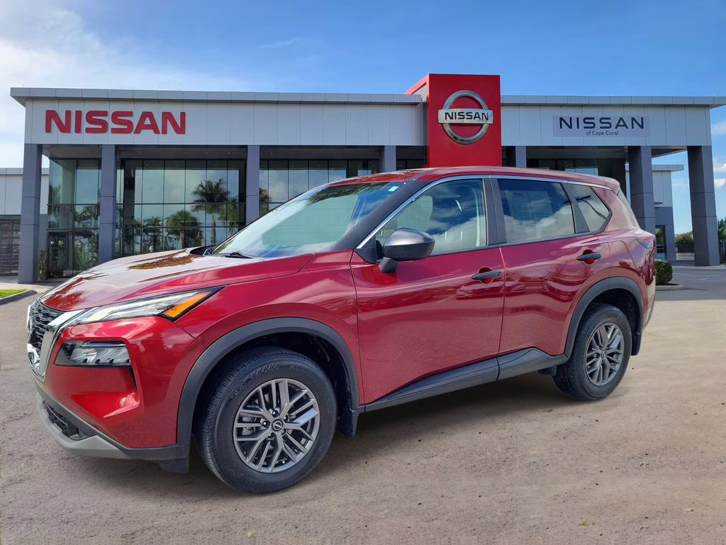 2023 Scarlet Ember Tintcoat Nissan Rogue S FWD SUV