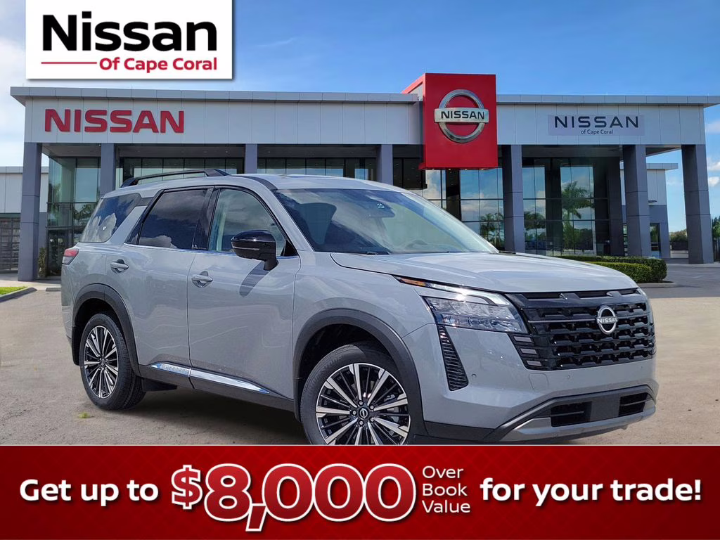 2026 Boulder Gray Pearl Nissan Pathfinder Platinum FWD SUV
