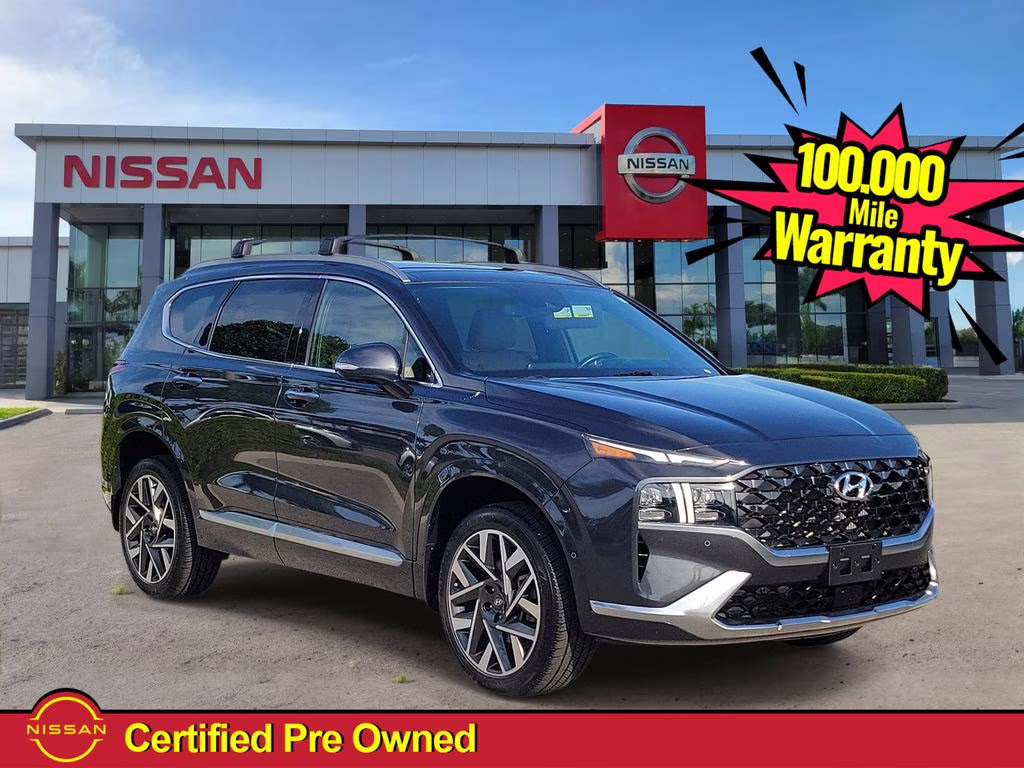 2023 Gray Hyundai Santa Fe Calligraphy AWD SUV