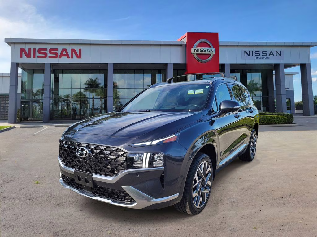 2023 Portofino Gray Hyundai Santa Fe Calligraphy AWD SUV