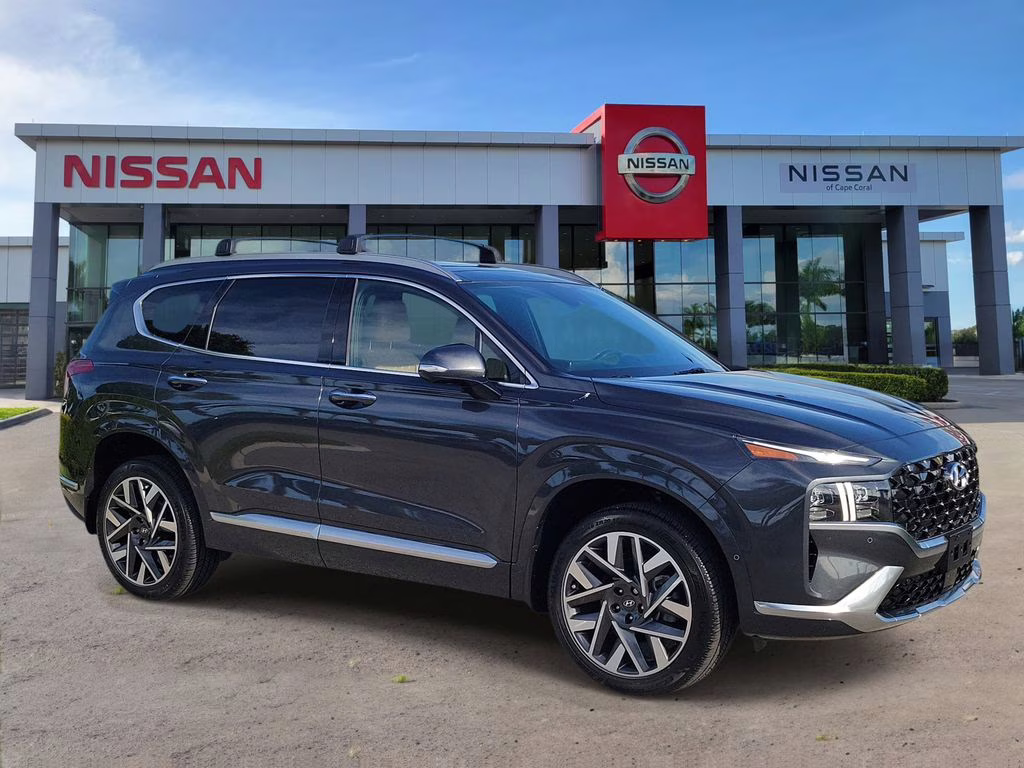 2023 Portofino Gray Hyundai Santa Fe Calligraphy AWD SUV