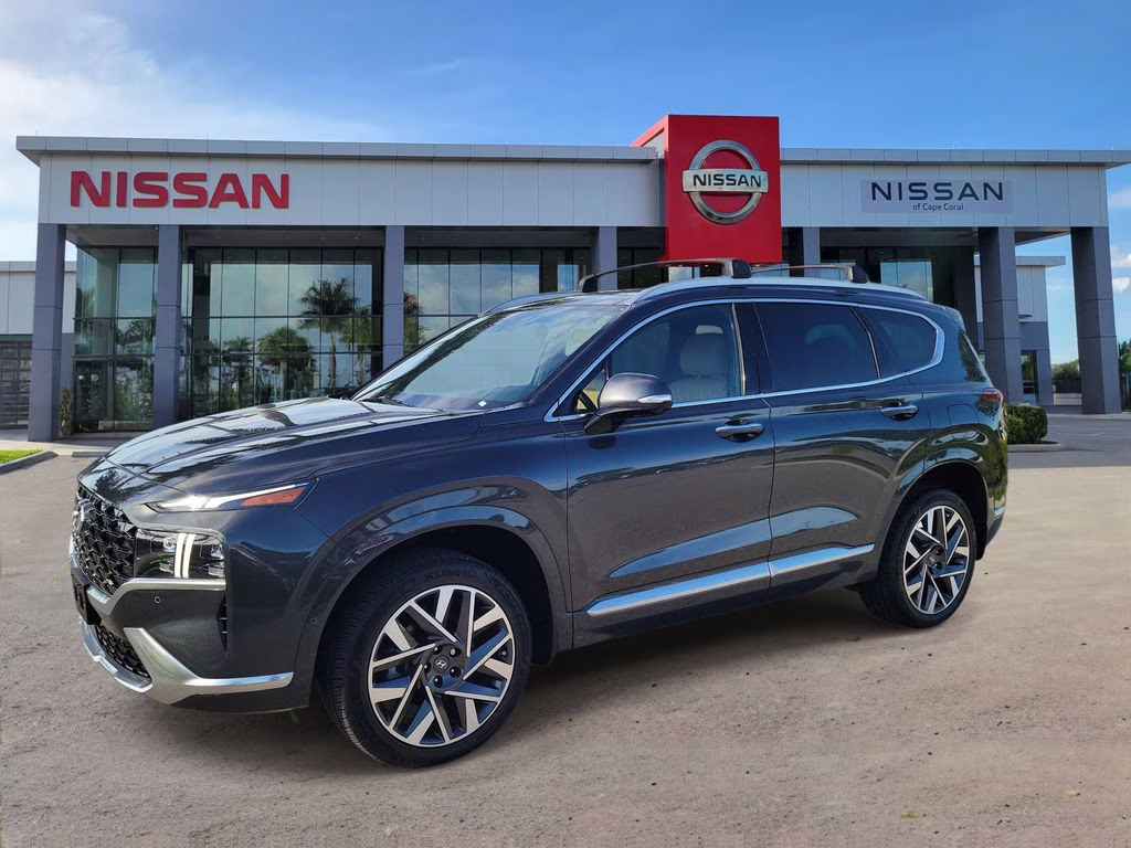2023 Portofino Gray Hyundai Santa Fe Calligraphy AWD SUV