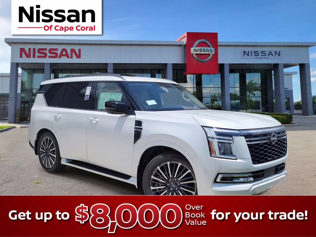2026 Everest White Pearl Tricoat Nissan Armada Platinum Reserve 4X4 SUV