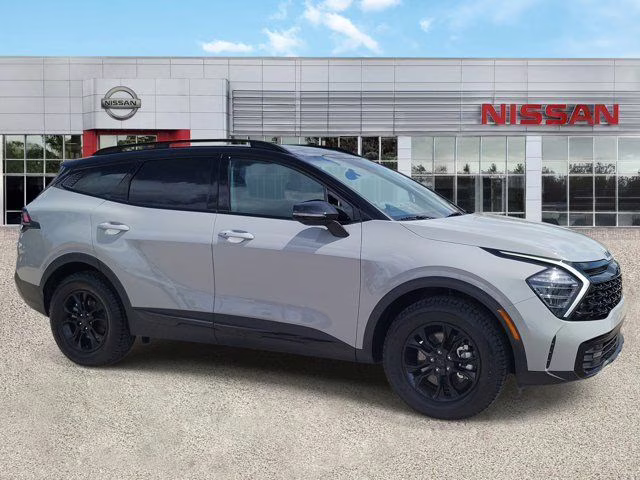 2025 Wolf Gray/Ebony Black Roof Kia Sportage X-Pro Prestige AWD SUV