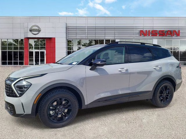 2025 Wolf Gray/Ebony Black Roof Kia Sportage X-Pro Prestige AWD SUV