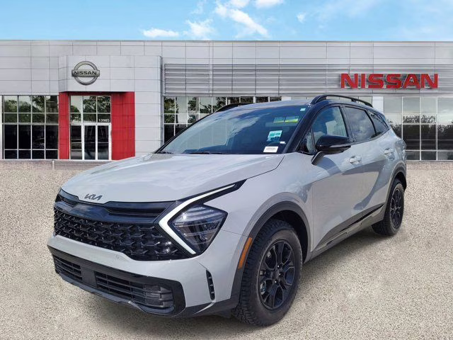2025 Wolf Gray/Ebony Black Roof Kia Sportage X-Pro Prestige AWD SUV