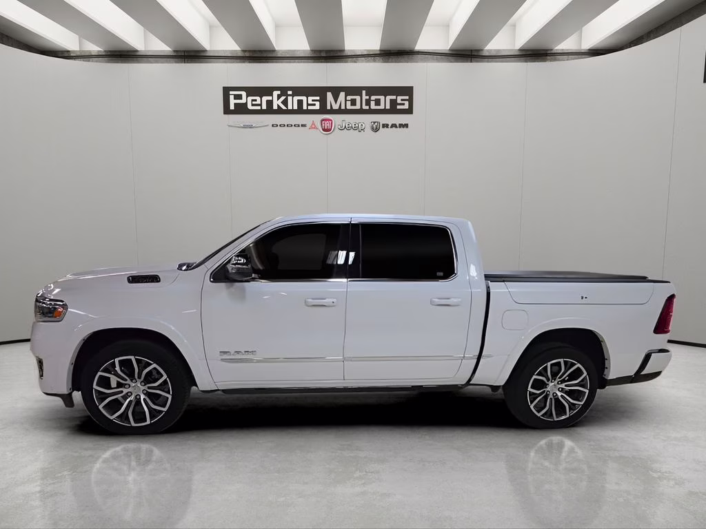 2025 Ivory White Tri-Coat Pearlcoat Ram 1500 Tungsten 4X4 Truck