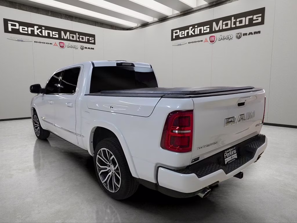 2025 Ivory White Tri-Coat Pearlcoat Ram 1500 Tungsten 4X4 Truck