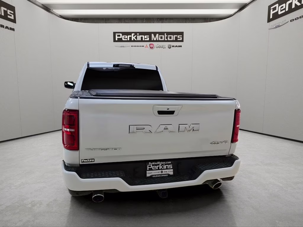 2025 Ivory White Tri-Coat Pearlcoat Ram 1500 Tungsten 4X4 Truck