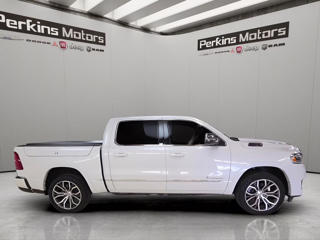 2025 Ivory White Tri-Coat Pearlcoat Ram 1500 Tungsten 4X4 Truck