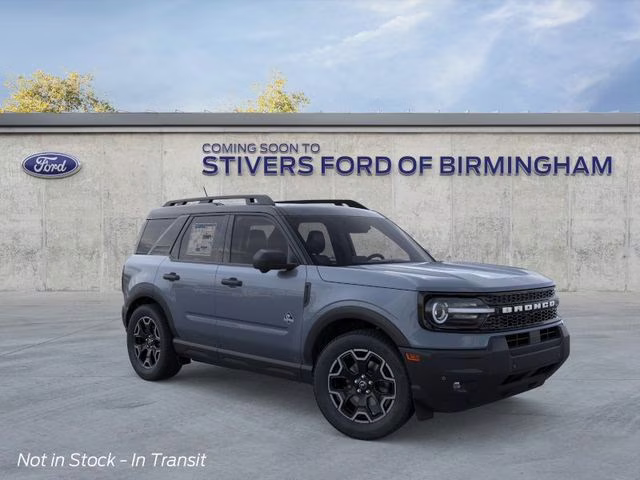 2026 Azure Gray Metallic Tri-Coat Ford Bronco Sport Outer Banks 4X4 SUV