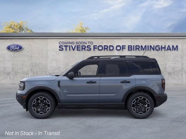 2026 Azure Gray Metallic Tri-Coat Ford Bronco Sport Outer Banks 4X4 SUV