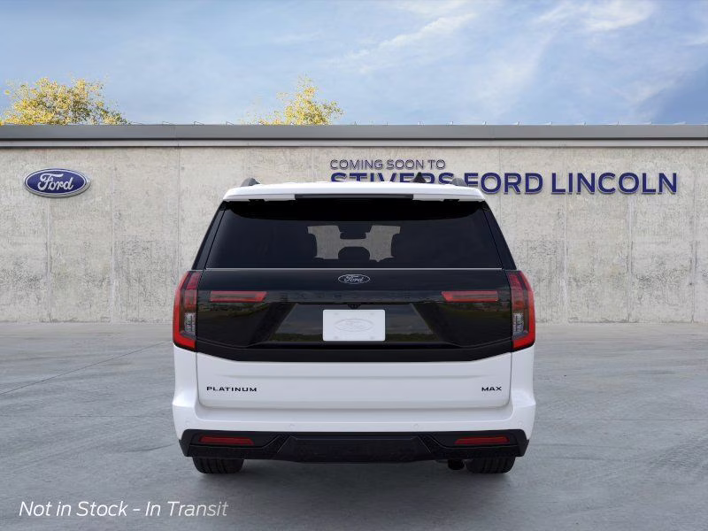 2026 Star White Metallic Tri-Coat Ford Expedition Max Platinum 4X4 SUV