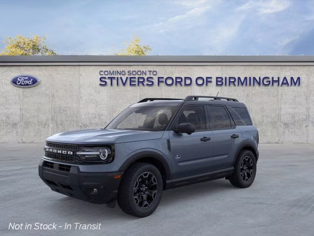 2026 Azure Gray Metallic Tri-Coat Ford Bronco Sport Outer Banks 4X4 SUV