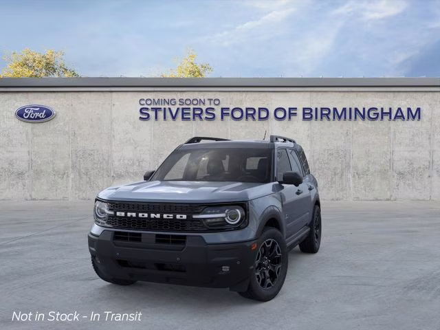 2026 Azure Gray Metallic Tri-Coat Ford Bronco Sport Outer Banks 4X4 SUV