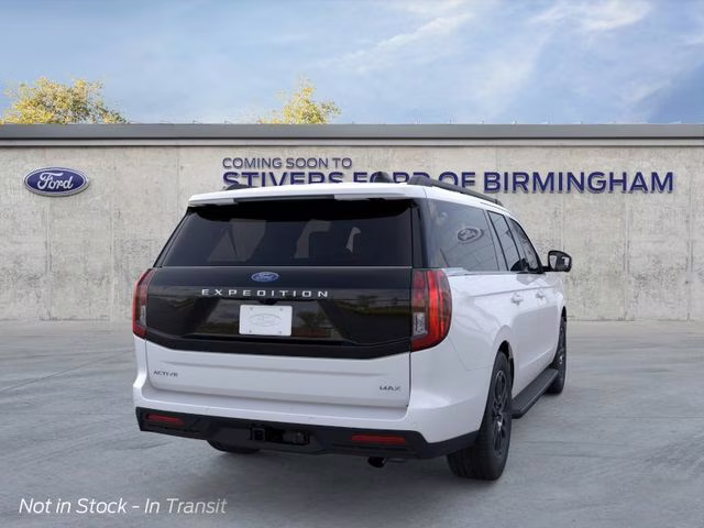 2026 Star White Metallic Tri-Coat Ford Expedition Max Active RWD SUV