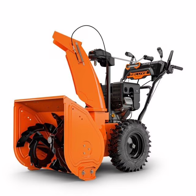 2026 Orange Ariens Deluxe Snow Blower 24" 120V
