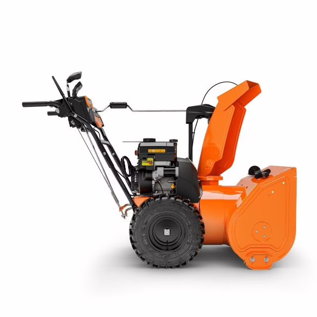 2026 Orange Ariens Deluxe Snow Blower 24" 120v