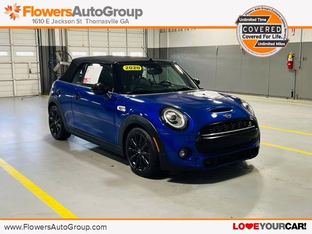 2020 Blue Metallic MINI Cooper S Signature FWD Convertible