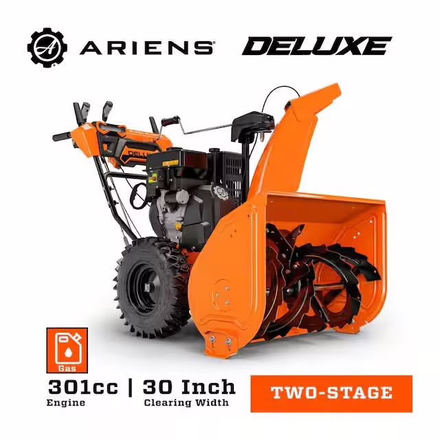 2026 Orange Ariens Deluxe Snow Blower 30" 120V