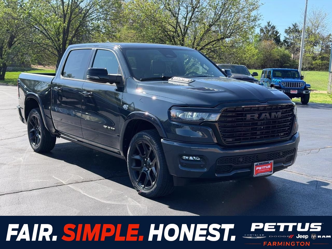 2026 Forged Blue Metallic Ram 1500 Laramie 4X4 Truck