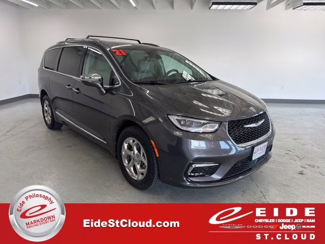 2021 Granite Crystal Metallic Clearcoat Chrysler Pacifica Limited AWD Van