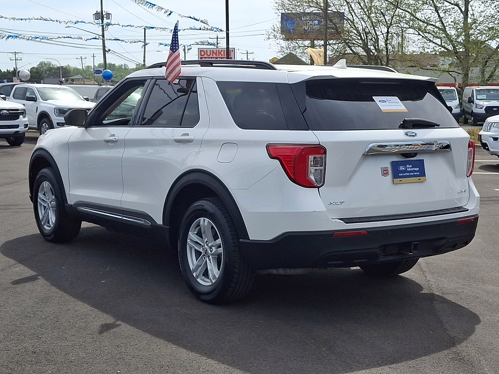 2022 Star White Metallic Tri-Coat - AZ Ford Explorer XLT 4X4
