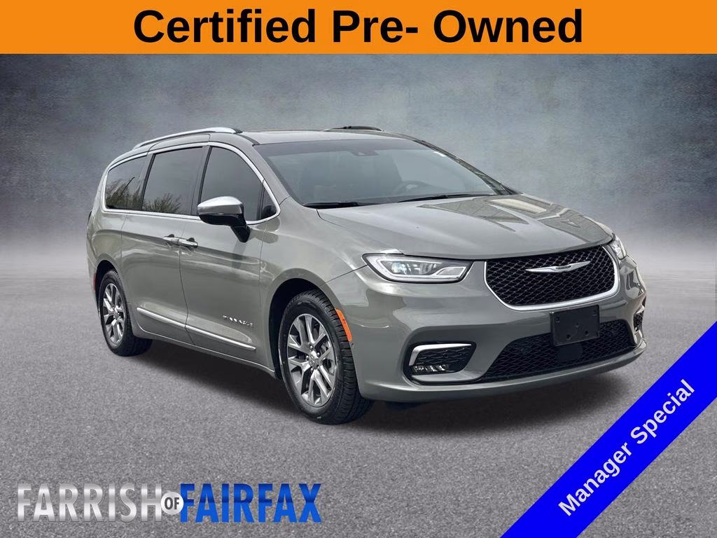 2023 Ceramic Gray Clearcoat Chrysler Pacifica Hybrid Pinnacle FWD Van