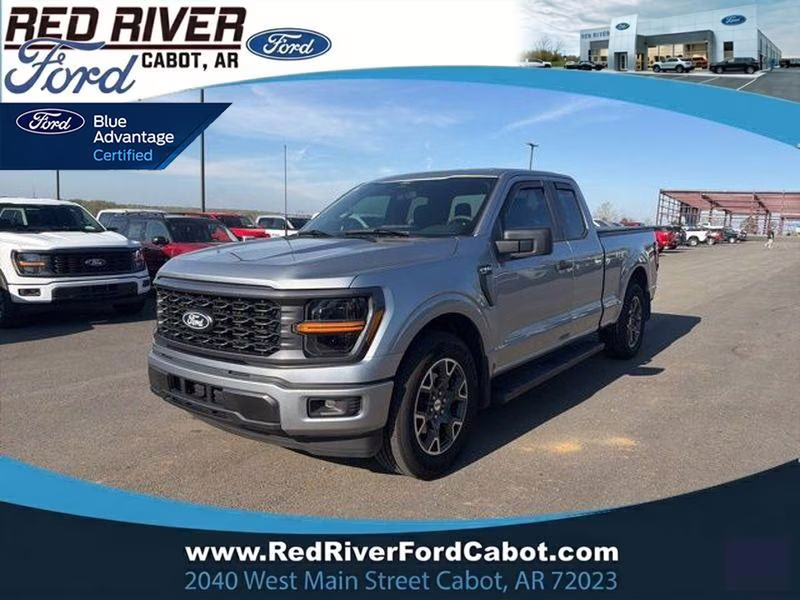 2024 Iconic Silver Metallic Ford F-150 STX RWD Truck