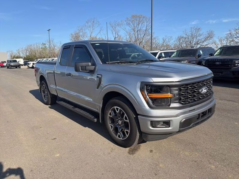 2024 Iconic Silver Metallic Ford F-150 STX RWD Truck