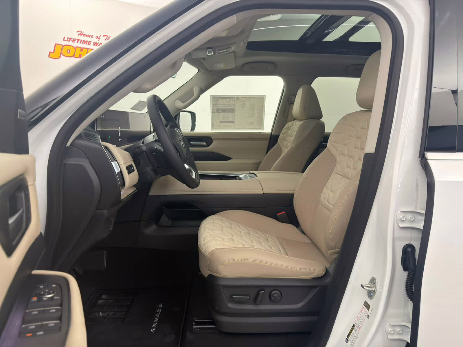 2026 Aspen White Tricoat Nissan Armada Platinum RWD SUV