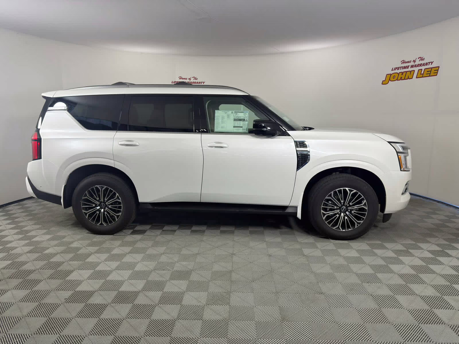 2026 Aspen White Tricoat Nissan Armada Platinum RWD SUV