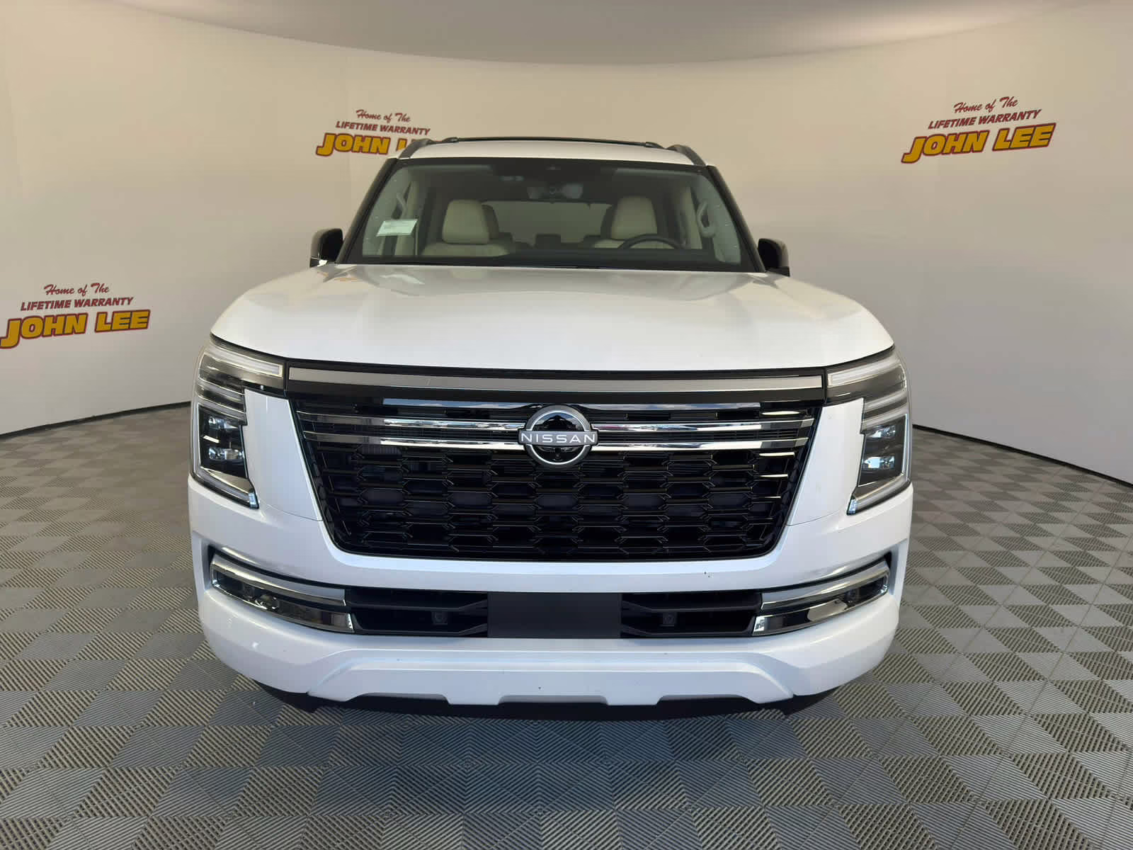 2026 Aspen White Tricoat Nissan Armada Platinum RWD SUV