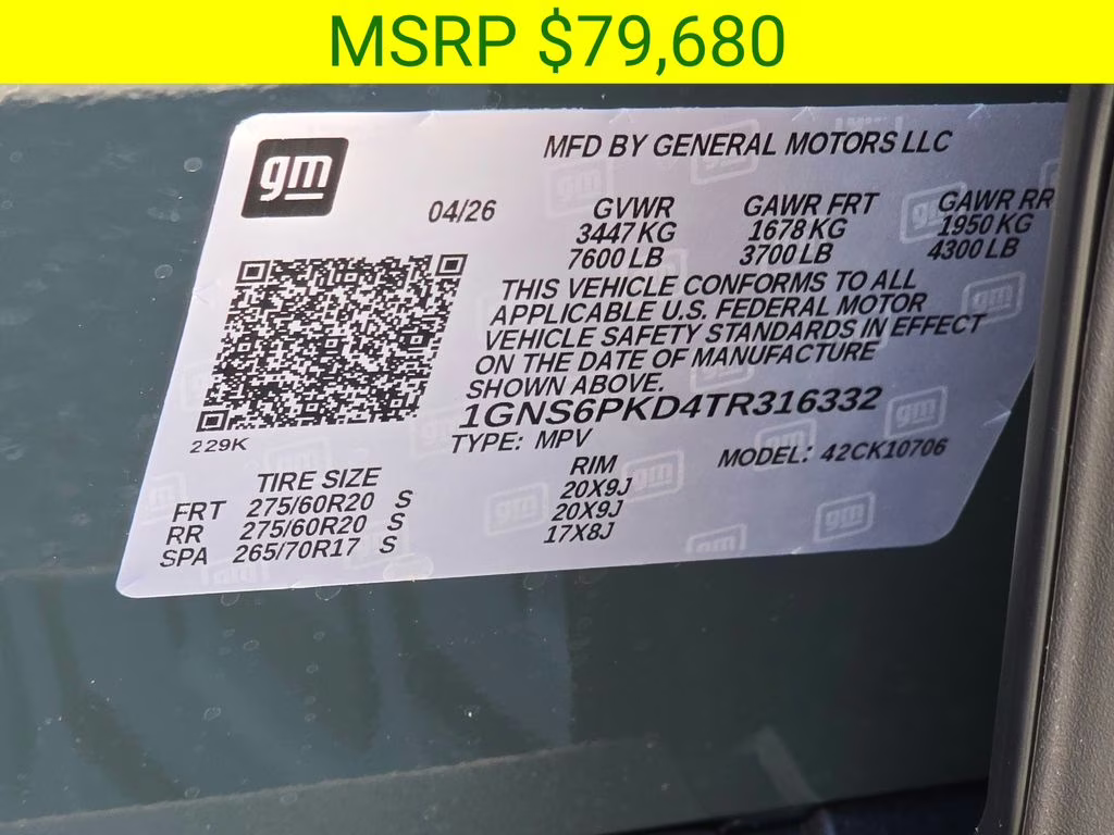 2026 Cypress Gray Chevrolet Tahoe Z71 4X4 SUV