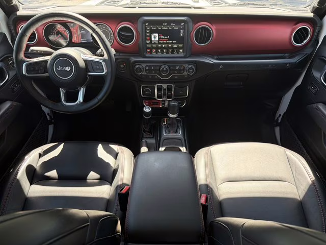 2021 Bright White Clearcoat Jeep Wrangler Unlimited Rubicon 4X4 Convertible