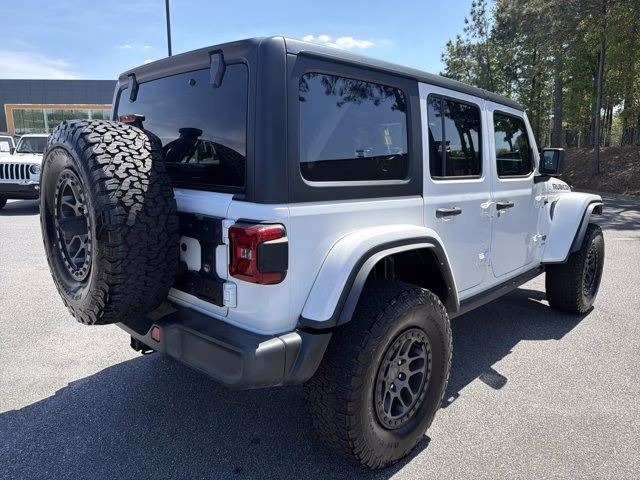 2021 Bright White Clearcoat Jeep Wrangler Unlimited Rubicon 4X4 Convertible