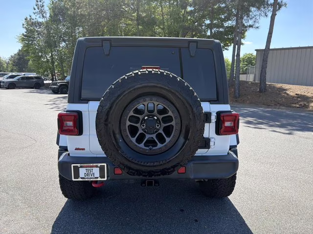 2021 Bright White Clearcoat Jeep Wrangler Unlimited Rubicon 4X4 Convertible