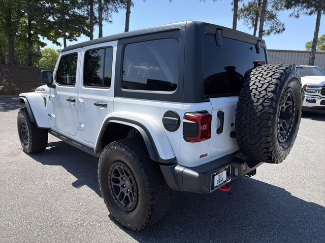 2021 Bright White Clearcoat Jeep Wrangler Unlimited Rubicon 4X4 Convertible